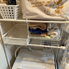 ランドリーラック　他収納箱も可の画像
