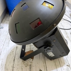 キャンセルにつき再出品！業務用ステージ照明　回転ライト　ミラーボール　 置き型　インテリア　カラオケ　ライブハウス　スタジオの画像