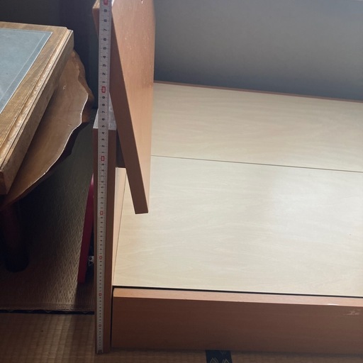 お値下！美品！収納付き　シングルベッド