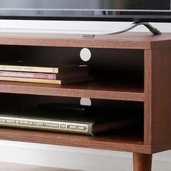 [幅80] テレビ台 ローテレビ台 32V型対応 木製 北欧ヴィンテージ調の画像