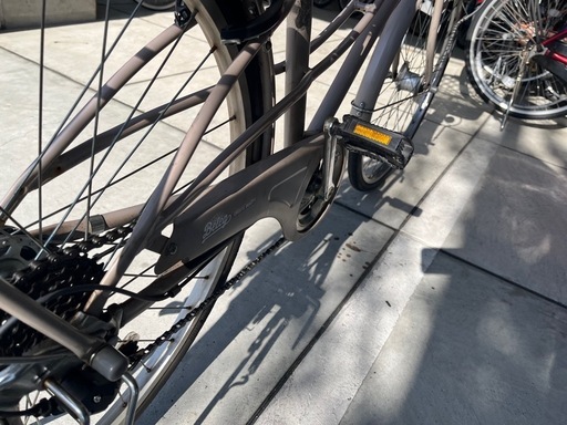 【大人用】整備済中古自転車 アサヒサイクル26型べレッグ ベージュ色 <自転車のオオムラ 静岡店>