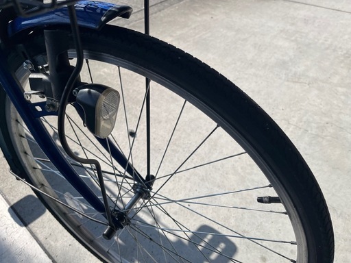  【大人用】整備済中古自転車 26型  最廉価 婦人車 青色 <自転車のオオムラ 静岡店>