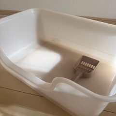 猫用トイレあげます！(砂用)の画像