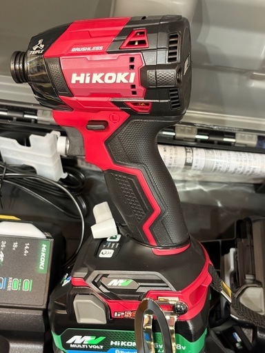 ［未使用品］ハイコーキ WH36DD インパクトドライバーセット［スコーピオンレッド］沖縄市KODEN