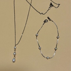 ネックレス 樹脂イヤリングの画像