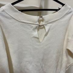 オシャレ白ニット×2の画像