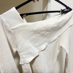 オシャレ白ニット×2の画像
