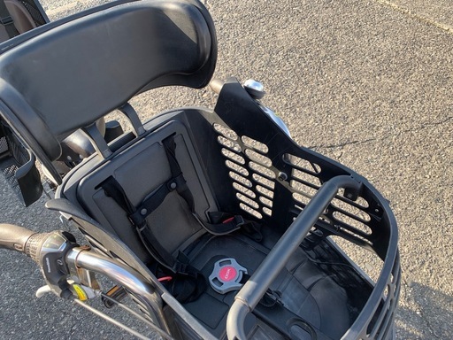 幼児2人　【御成約】ジモティ価格　前後チャイルドシート付き 子供載せ自転車【管理883】