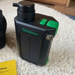 充電式携帯浄水器手回し発電機搭載の画像