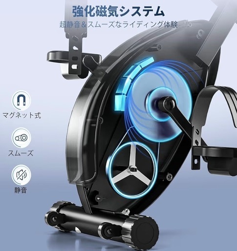2026アップグレード版】CHAOKE エアロバイク フィットネスバイク (5-in-1折りたたみ)