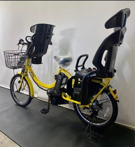 1年保証　送料無料　ヤマハ　パスバビー　20インチ　子供乗せ　黄色　電動アシスト自転車 g305