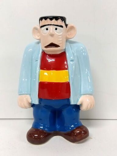 当時物 藤子不二雄 怪物くん フランケン 貯金箱 陶器製 フンガー 昭和レトロ ヴィンテージ 玩具 コレクション 札幌市 中央区 南12条