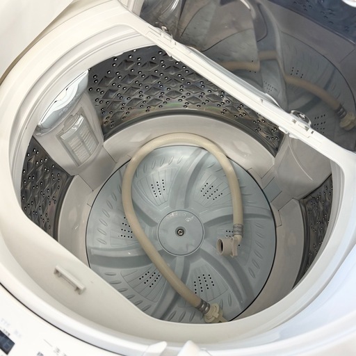 【超美品‼️】東芝 2024年製 8.0/4.5kg縦型洗濯乾燥機 洗濯機 ザブーン ヒーター乾燥 低騒音設計 グランホワイト♪