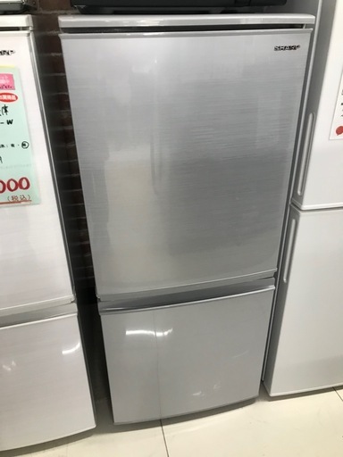 SHARP 2ドア冷蔵庫 2019年137ℓ