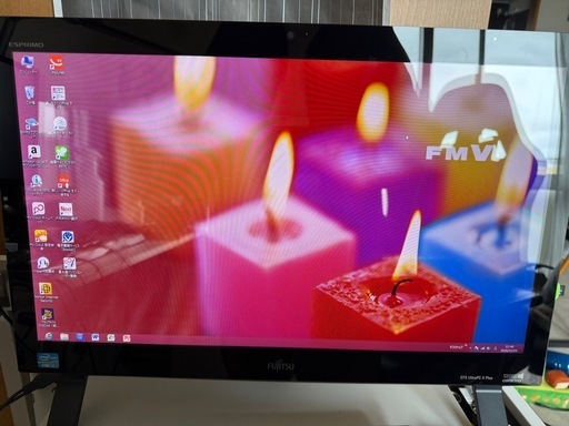 富士通 Core i7 一体型PC 21.5型 Blu-ray 動作確認済 キーボード付