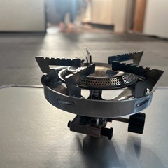 キャンプ用ミニガスバーナー2個セット（1個未使用）動作OKの画像