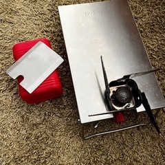 バーナー(ケース付き)&テーブル&CB缶用の遮熱板 の画像