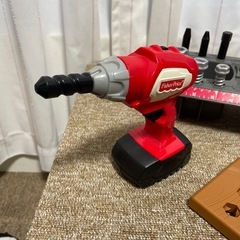 フィッシャープライス アクションドリル 電動ドリル 工具おもちゃの画像