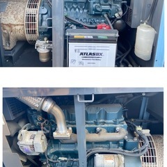ディーゼル発電機 AIRMAN SDG25S-3B1 発電定格電圧 アワメーター1098時間 3相200 単相100/200V 始動OK 中古 引き取り限定の画像