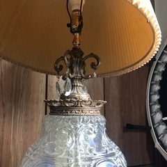 【値下げ】イタリアアンティークのランプ　大きいですの画像