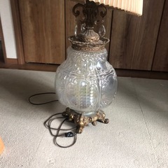 【値下げ】イタリアアンティークのランプ　大きいですの画像