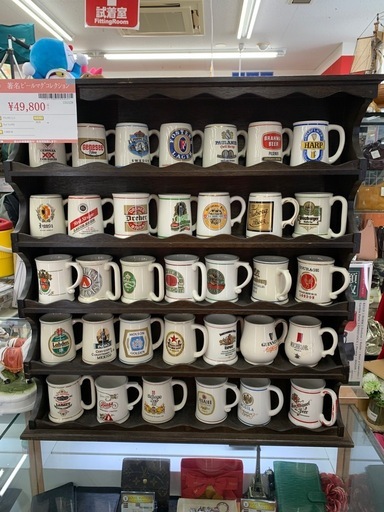 著名ビールマグコレクション