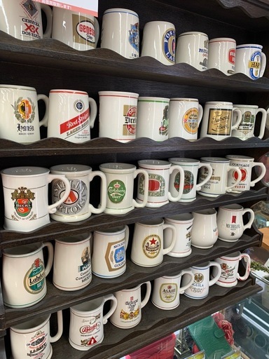 著名ビールマグコレクション