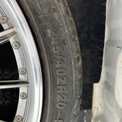 ２０インチタイヤホイル4本セットの画像