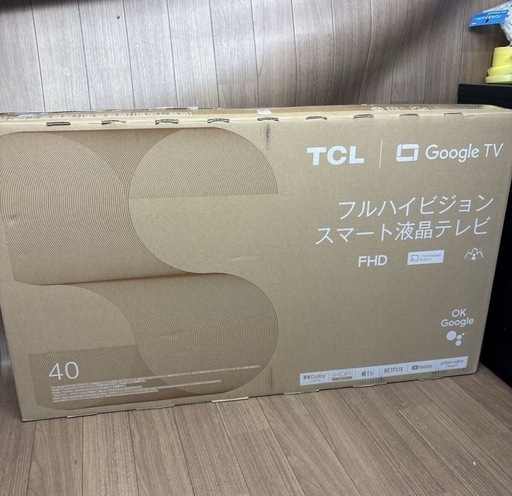 TCL 液晶テレビ 40S5400 スマートTV 40インチ 24年 Android TV YouTube NETFLIX Google TV