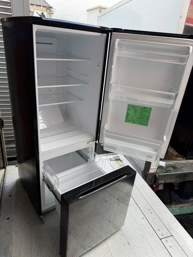 NO B869?福岡市内配送設置無料✨?アイリスオーヤマ 冷蔵庫 156L 自動霜取機能付き (幅約48cm) 冷凍室48L 右開き 