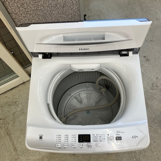 坂2603-154 Haier 洗濯機 4.5kg JW-U45EA 2023年製 動作確認済み キズ汚れ有り