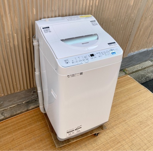 ✨洗濯槽分解クリーニング✨SHARP 5.5kg洗濯乾燥機　ES-T5E9-W