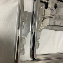 トヨタ純正デラックスタイプナンバーフレーム2枚セットの画像