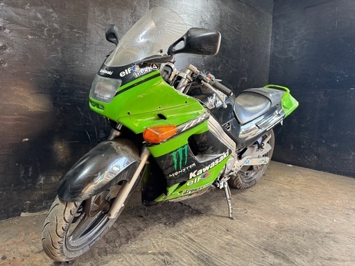 ★支払い総額6.8万円★買取強化中！査定無料♪カワサキ ZZR250 EX250H 実働手直しベース 社外マフラー！ロングスクリーン！