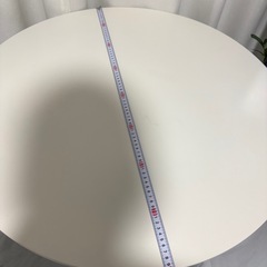 テーブル　白　韓国風の画像