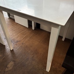 【ジャングル深井店】ダイニングテーブル 白 堺市 深井【FU286】の画像