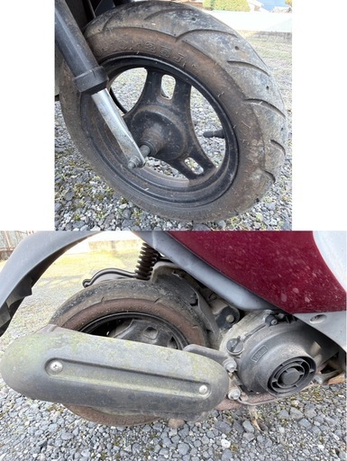 スズキ　Let‘s  レッツ4G  ワインレッド　原付　50cc