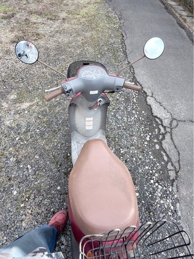 スズキ　Let‘s  レッツ4G  ワインレッド　原付　50cc