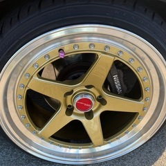 WORK ZISTANCE W5S風 ★18×9J・10J ★PCD114.3 ★オフ+10 ・ +15 ★4本セット 美品✨️の画像