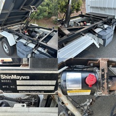 日産 NT100クリッパートラック ダンプ 4WD 平成29年 9万キロー台 5速マヌエル 車検日令和9年2月まで DR16T パワーステ エアコンの画像