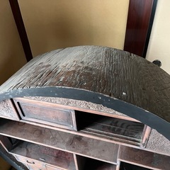 丸型茶棚（飾り棚）和製アンティーク家具　の画像