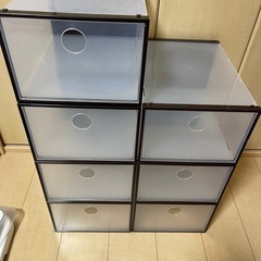 週末削除予定 ダイソー　スニーカーボックスの画像