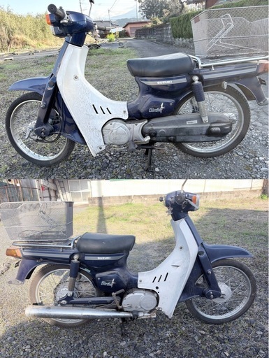 スズキ バーディー50 BA14A 原付  始動NG  キック压缩あり 要整備 部品取りにも 売切!!