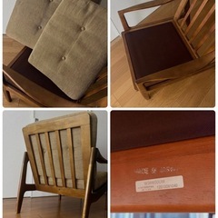 カリモク　1人掛けチェアの画像