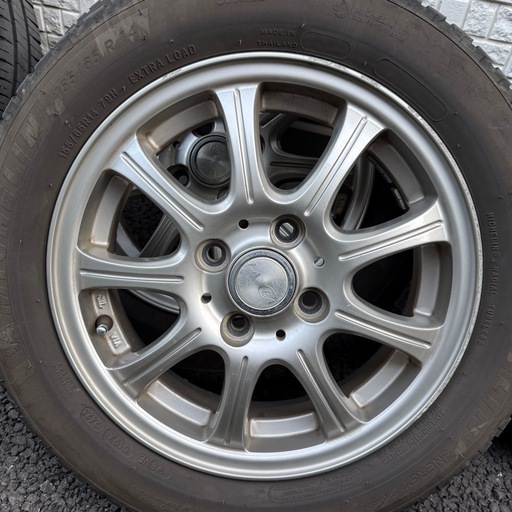 155/65r14( 溝多)ミシュラン　軽サイズホイールセット