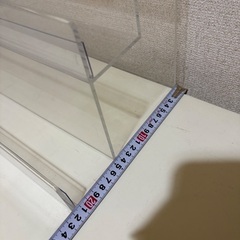 アクリル什器３段 カード小物ディスプレイの画像