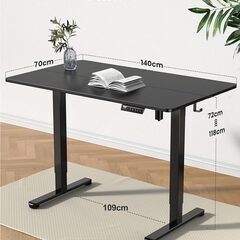 【リモートワーク】昇降デスク＋オフィスチェアセットの画像