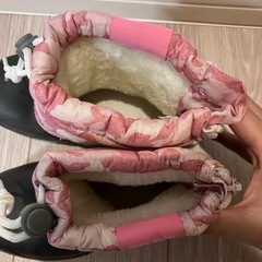 スノーシューズ　子供用　ピンク　19.cmの画像
