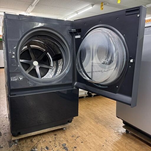 地域限定送料無料　美品【 Panasonic 】パナソニック 洗濯10.0㎏/乾燥5.0㎏ ドラム式洗濯乾燥機 キューブル Cuble