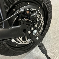新品/ハイスペック/折りたたみ/電動アシスト自転車/黒の画像